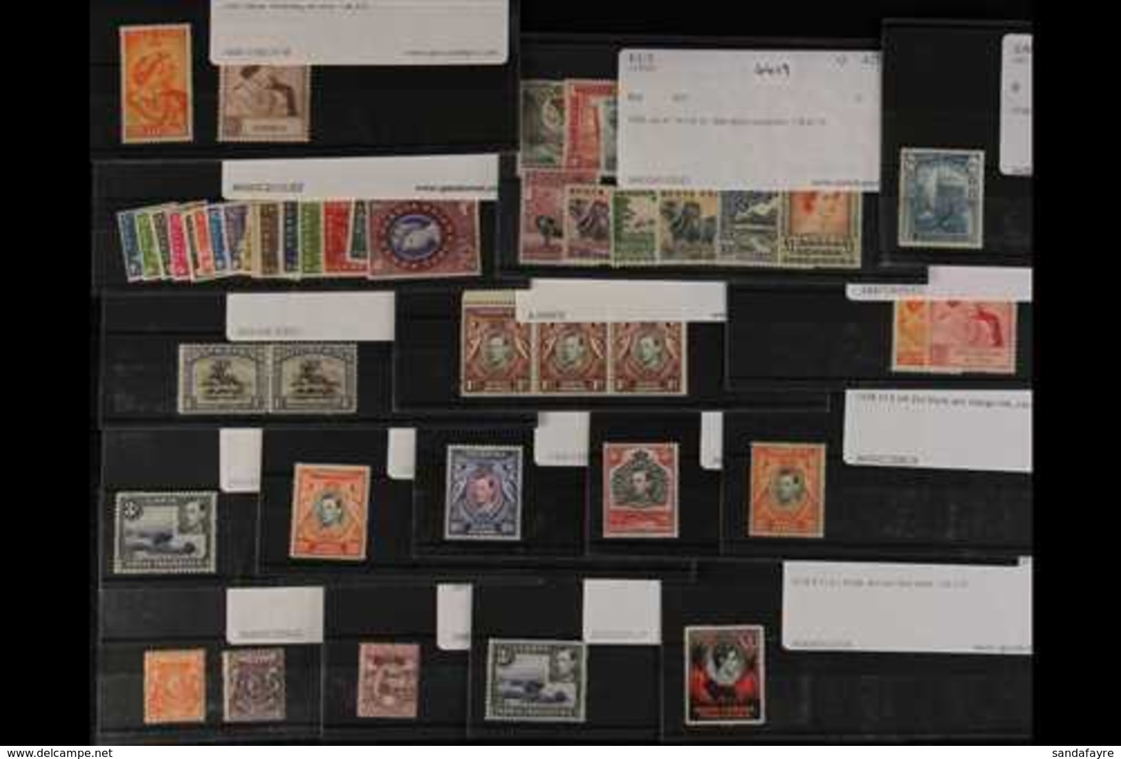 ACCUMULATION ON STOCKCARDS - EX DEALER 1890-1960 Powerful Mint And Used (mainly Mint) Array Featuring Many Better Stamps - Vide