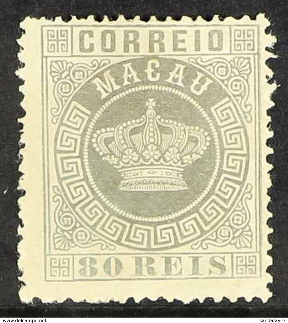 1885 80r Grey "Crown", Perf 13½, SG 31, Very Fine And Fresh Mint No Gum, As Issued. For More Images, Please Visit Http:/ - Autres & Non Classés