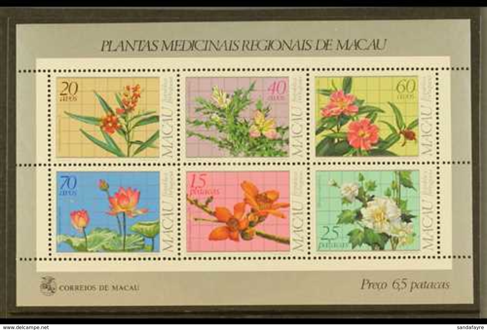 1983 Medicinal Plants Miniature Sheet, SG MS584, Very Fine Never Hinged Mint. For More Images, Please Visit Http://www.s - Autres & Non Classés