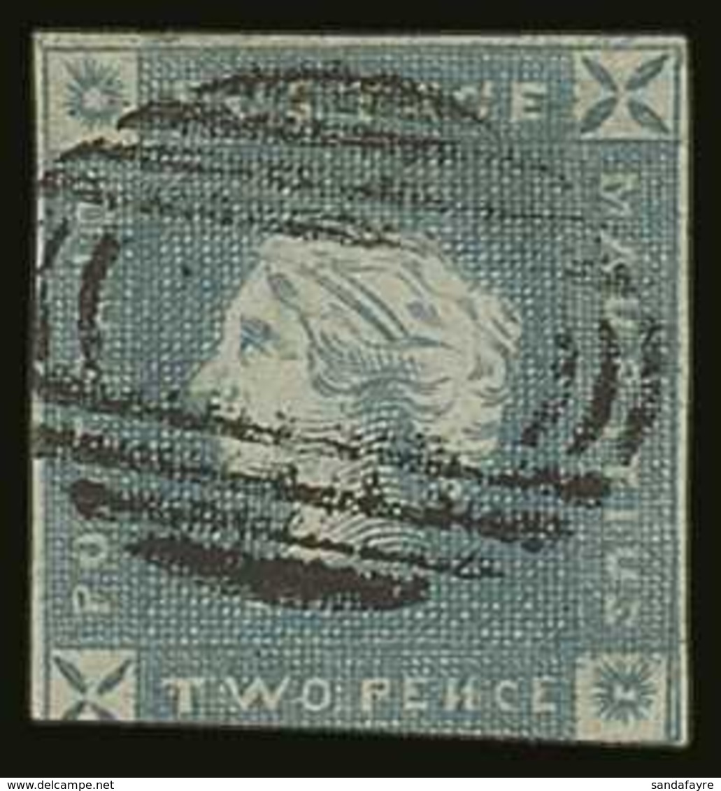 1859 2d Blue, "Lapirot", Early Impression In An Unusual Milky Blue Shades (another Example In Kanai Collection), SG 37,  - Maurice (...-1967)