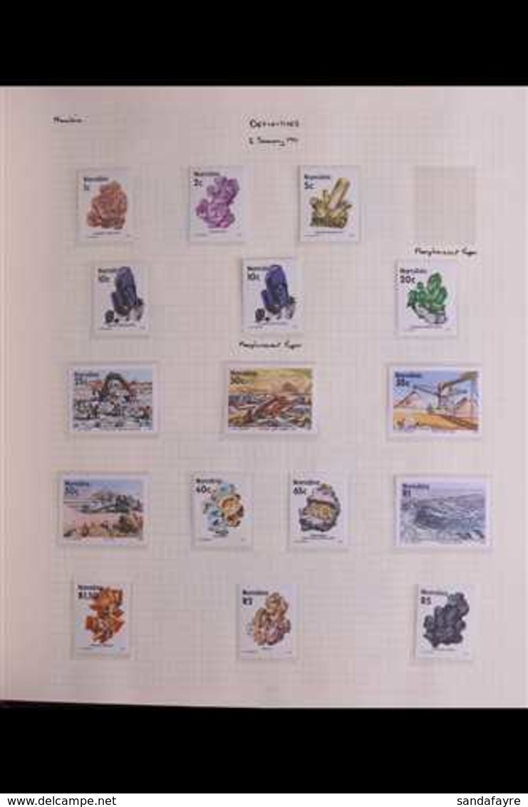 1990-2009 BEAUTIFUL NHM COLLECTION  neatly Presented In Mounts In A Quality Album, With A Strong Range That Is Largely C - Namibia (1990- ...)