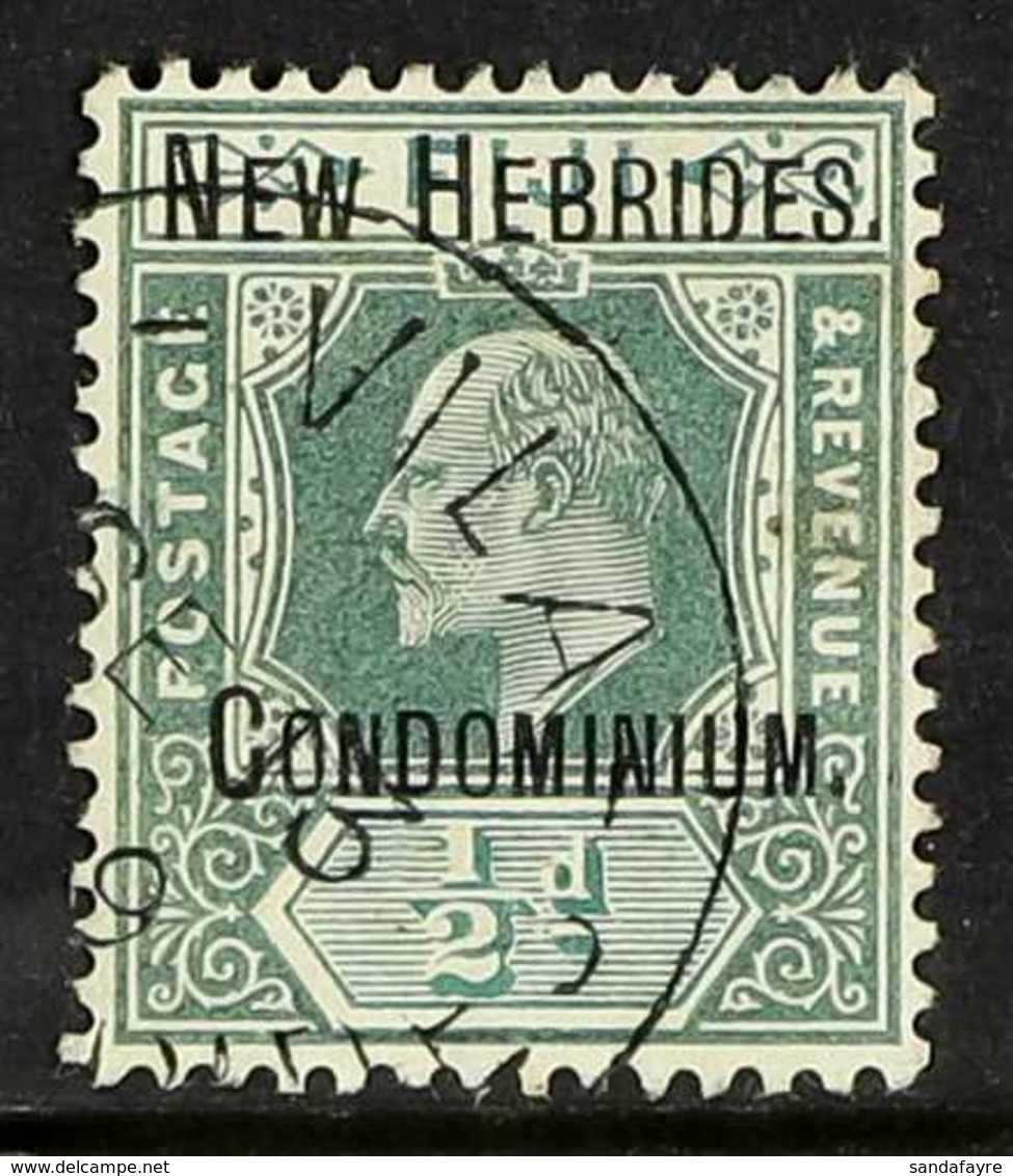 1908 ½d Green And Grey-green Wmk Crown CA, SG 4, Very Fine Used. For More Images, Please Visit Http://www.sandafayre.com - Autres & Non Classés