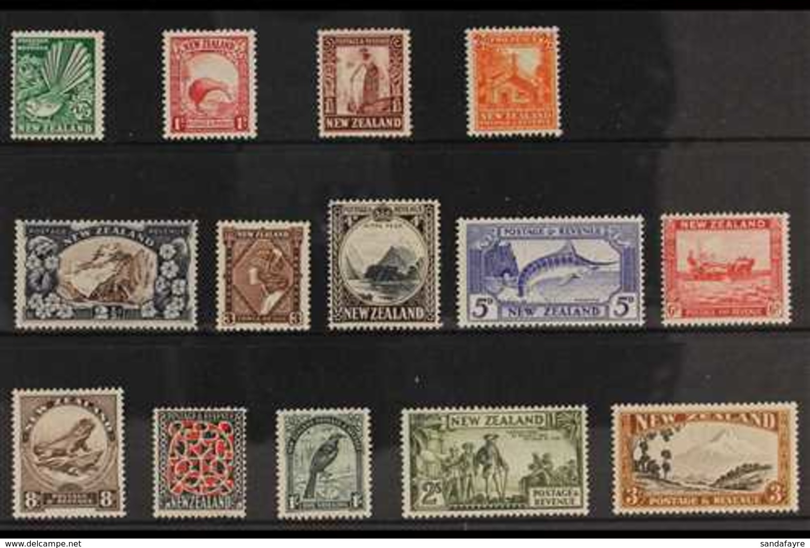 1935-36 KGV Pictorial Definitive Set, SG 556/569, Very Fine Mint (14 Stamps) For More Images, Please Visit Http://www.sa - Andere & Zonder Classificatie