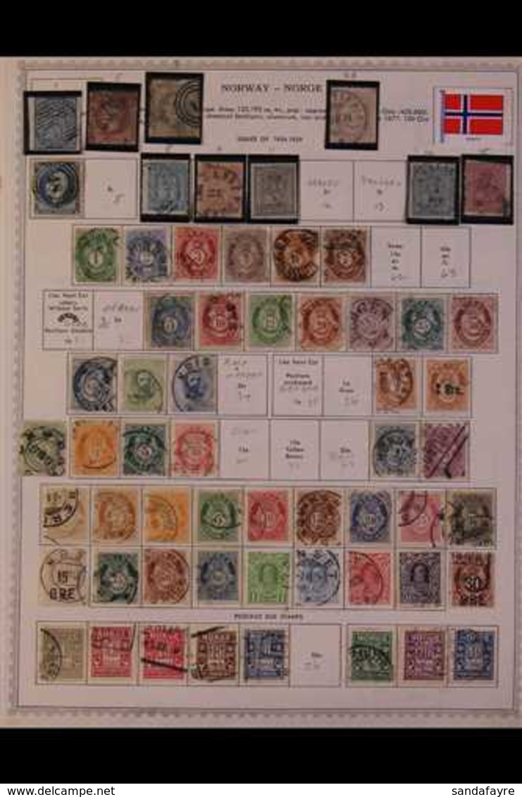 1855-1995 COLLECTION On Pages, Mint & Used All Different Stamps, Includes 1855 4s Lion Used (3 Margins Just Touching At  - Autres & Non Classés