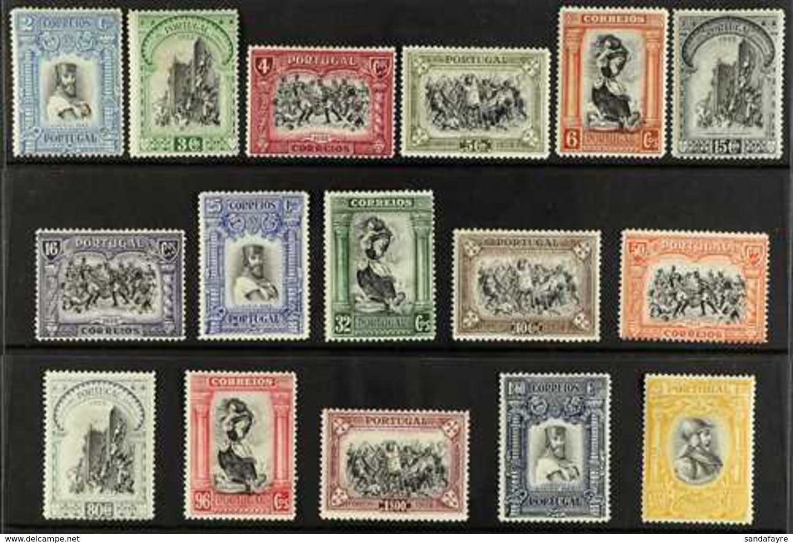 1928 Third Independence Issue Complete Set, SG 780/795, Never Hinged Mint. (16 Stamps) For More Images, Please Visit Htt - Andere & Zonder Classificatie