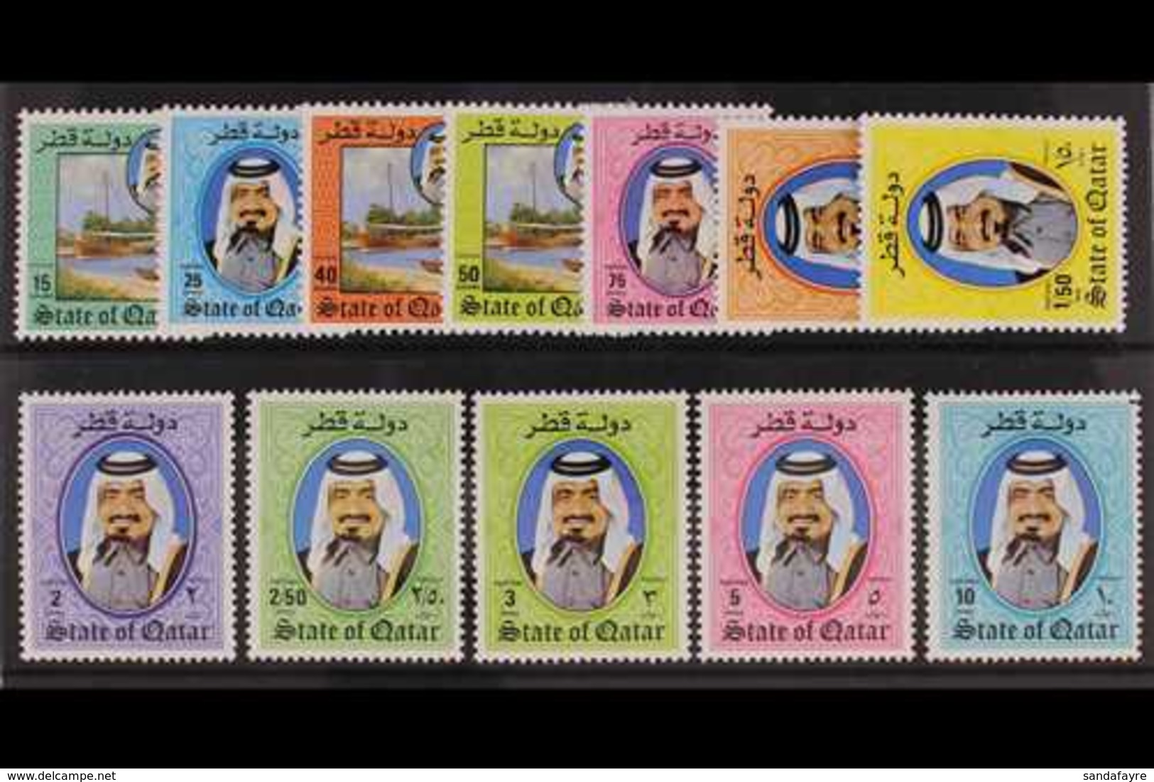 1984-88 Definitives Set Complete, SG 765/773, Never Hinged Mint (12 Stamps) For More Images, Please Visit Http://www.san - Qatar