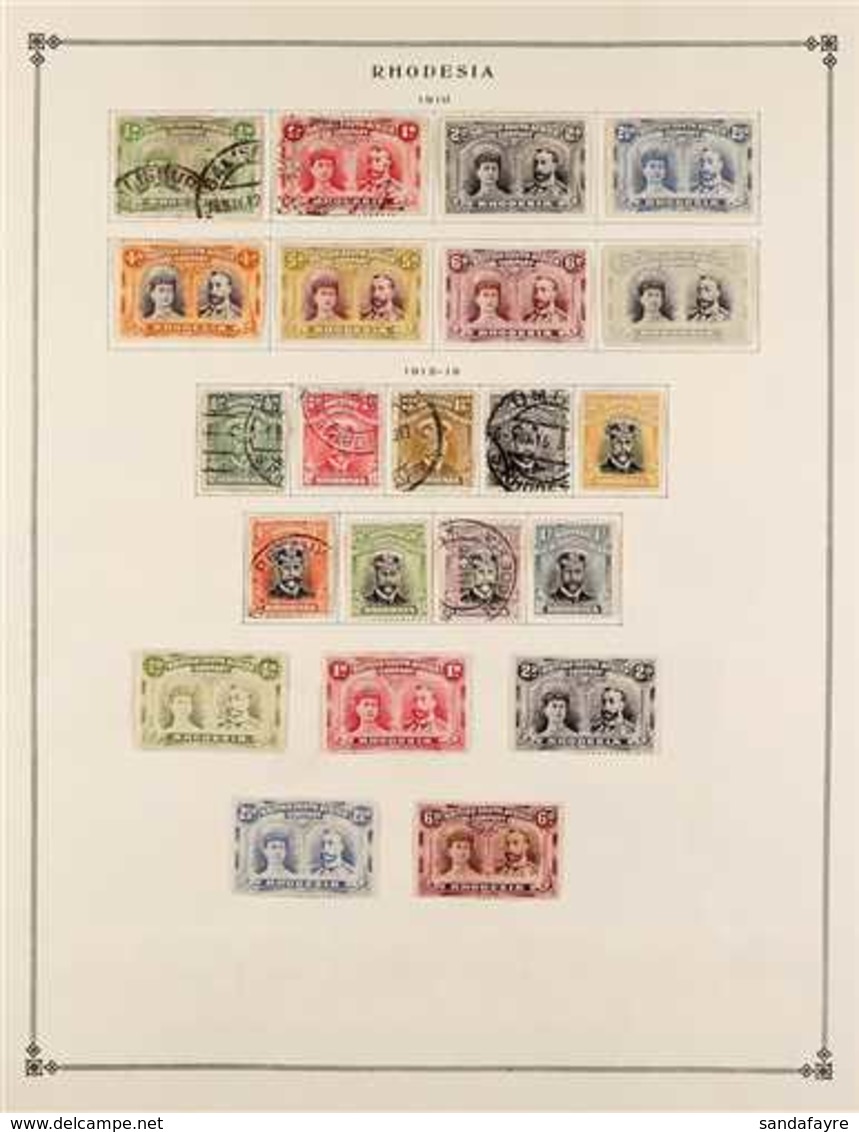 1891-1913 OLD COLLECTION On A Two-sided Page, Mint & Used, Includes 1892-94 Vals To 2d, 3d & 8d Mint, 1897 Vals To 6d Mi - Other & Unclassified