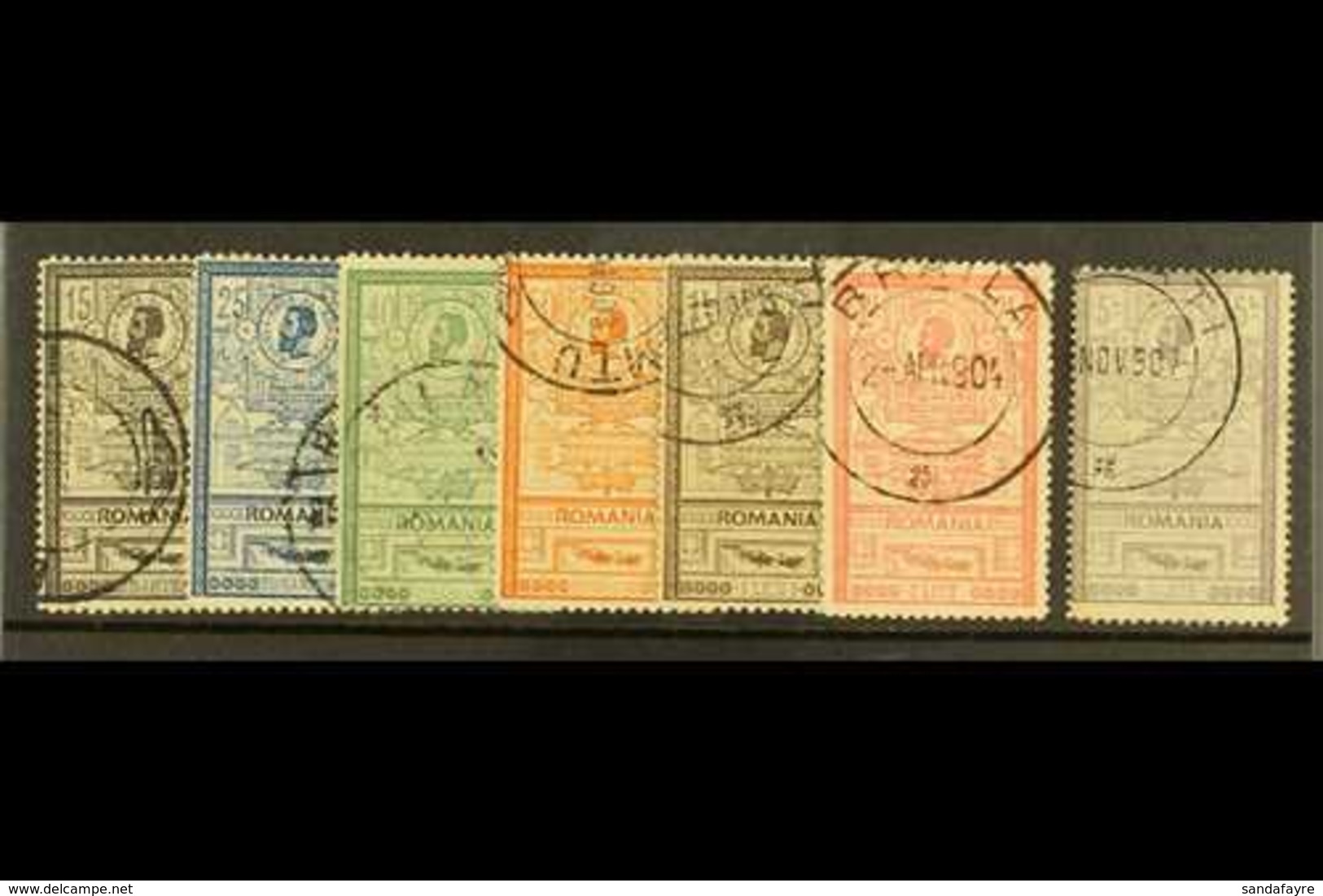 1903 Opening Of New Post Office Complete Set, SG 472/78 (Michel 154/60), Very Fine Used. Lovely Quality (7 Stamps) For M - Altri & Non Classificati