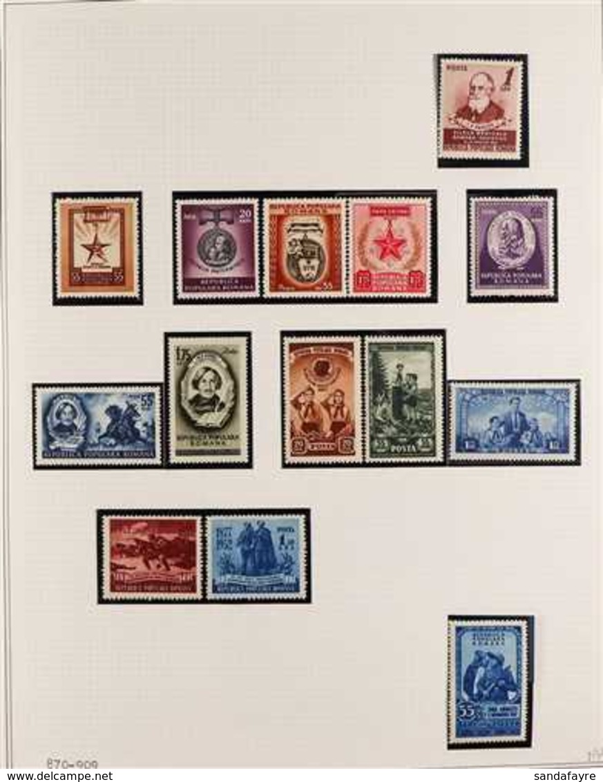 1948-1967 ALL DIFFERENT NEVER HINGED MINT Collection In An Album, With A High Degree Of Completion For The Period Includ - Altri & Non Classificati