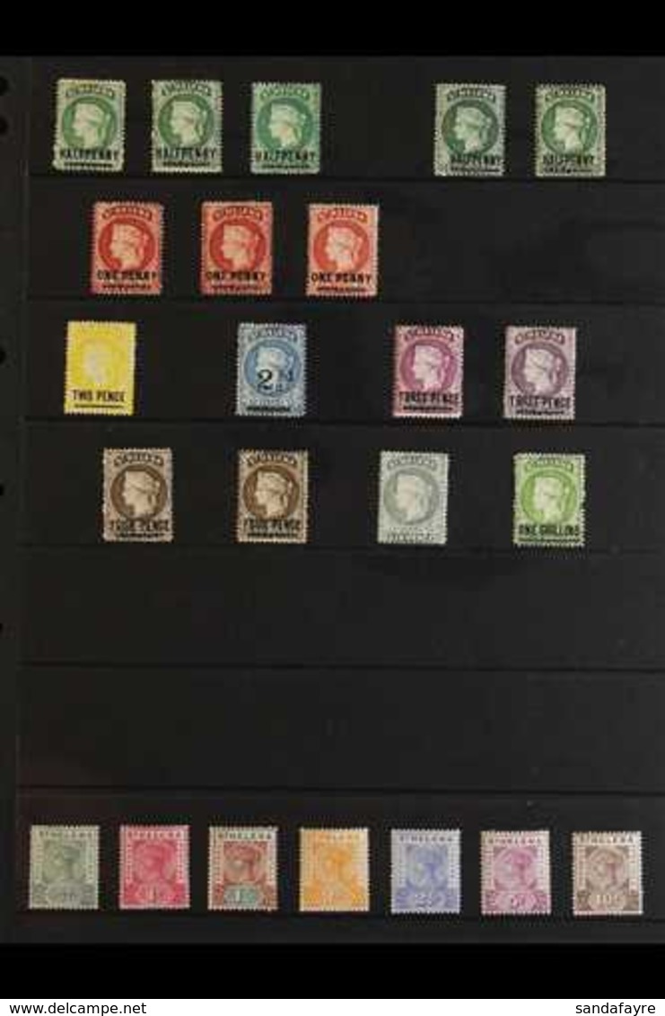 1884-1951 OLD TIME MINT COLLECTION. A Delightful Old Time Mint Collection Presented On Stock Pages That Includes Sets, C - Isola Di Sant'Elena