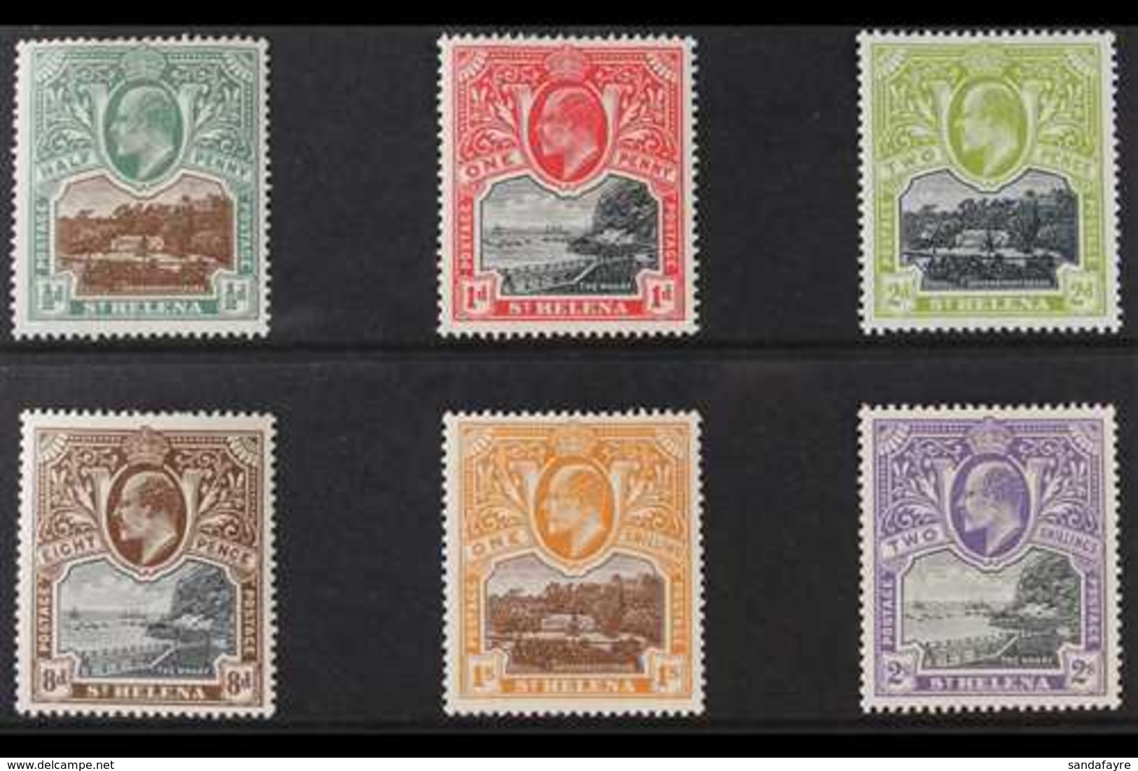 1903 KEVII Pictorial Definitive Set, SG 55/60, Very Fine Mint (6 Stamps) For More Images, Please Visit Http://www.sandaf - Isla Sta Helena
