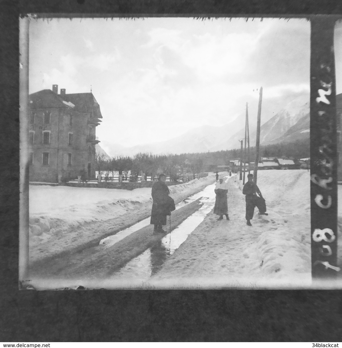 Haute-Savoie , Chamonix, Mont-Blanc Et Environs ,  Années 1934-35 - Plaques De Verre