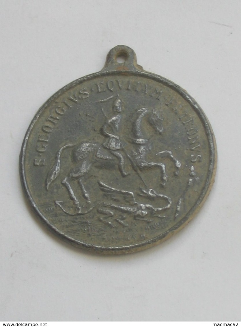Médaille De Voyage - S. Georgius Equitum Patronus / In Tempestate Securitas  **** EN ACHAT IMMEDIAT **** - Royal/Of Nobility