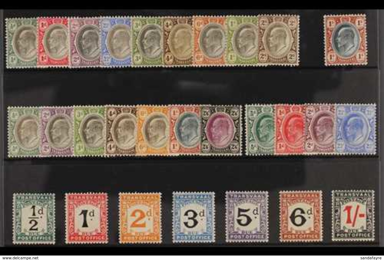 TRANSVAAL 1902-09 KEVII FINE MINT RANGES That Includes The 1902 Set To 2s, 1903 1s, 1904-09 To 1s And 2s.6d, 1905-09 Set - Non Classés