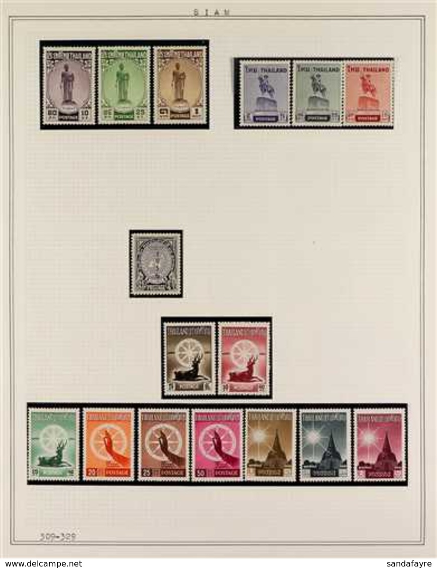 1955-69 NEVER HINGED MINT COLLECTION OF SETS. An Attractive Collection Of Commemorative Sets Presented In Mounts On Albu - Tailandia