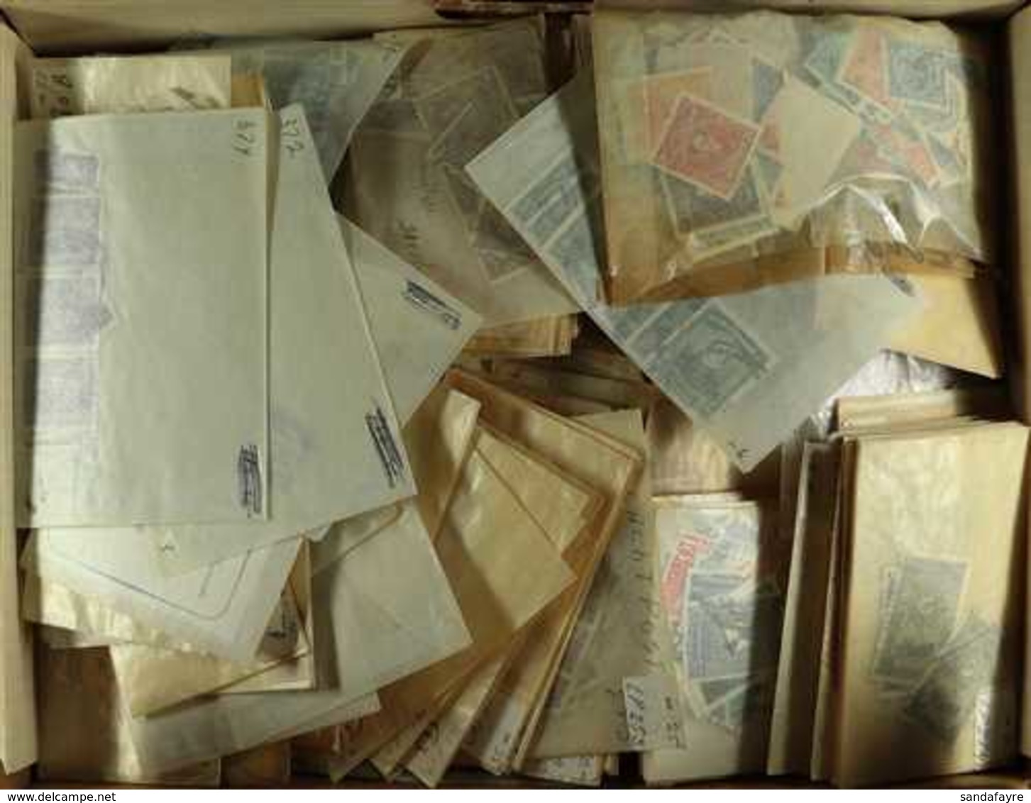 PACKET HOARD Late 19th Century To Early 1970's Mostly Fine Used Stamps With Some Duplication In Glassine Packets In A Bo - Venezuela