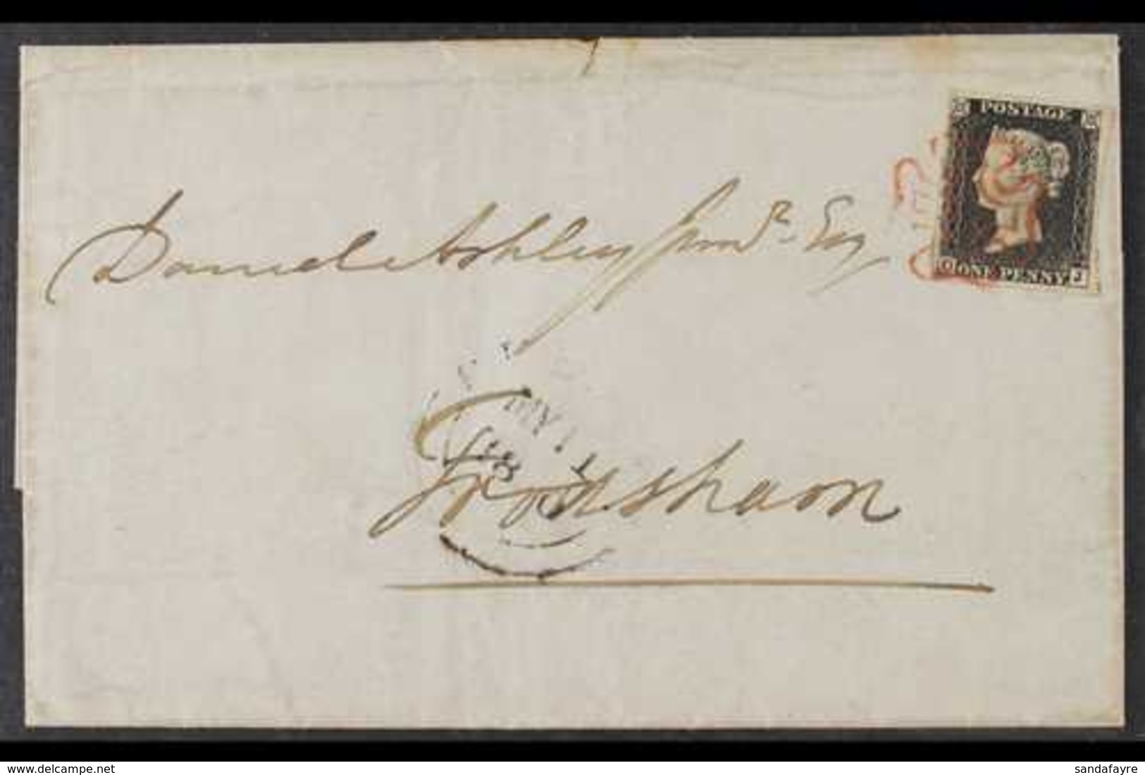 1840 - MONDAY 11TH MAY. (THE FIRST MONDAY POSTING) E/L Addressed To Frodsham From Kingsley (Cheshire) Bearing A Four Mar - Non Classés