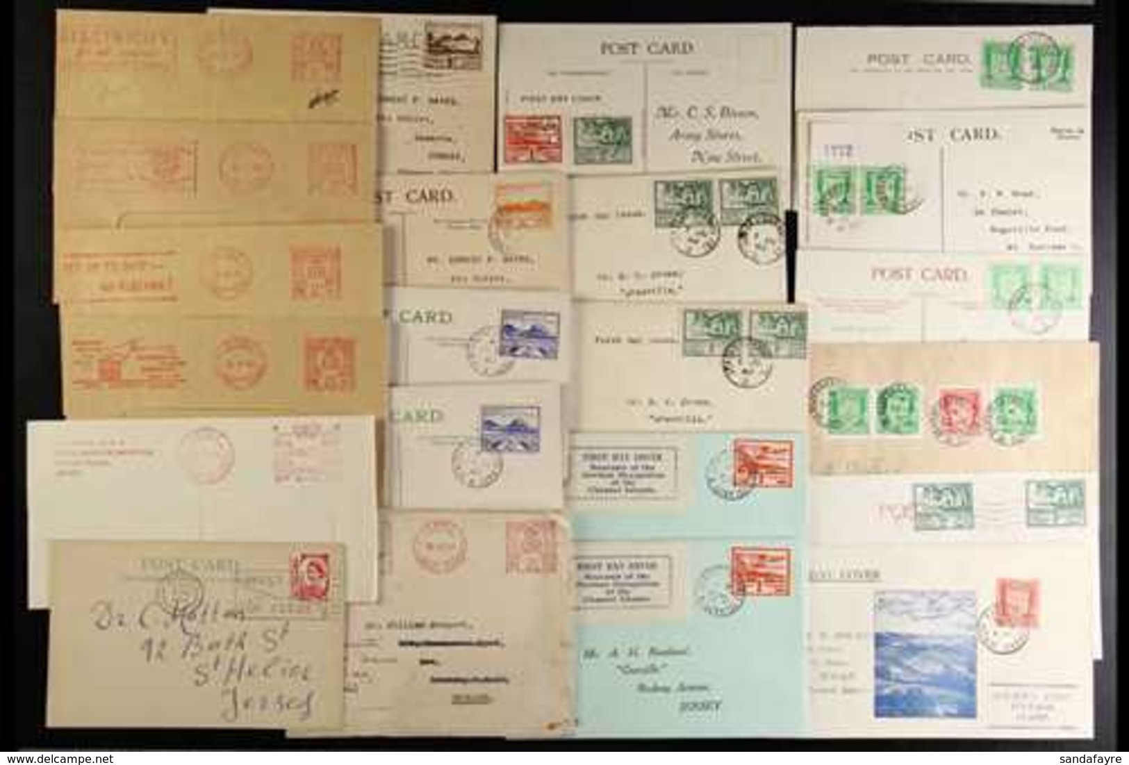 JERSEY 1941-64 Attractive Group Of Covers And Cards, Includes A Lovely Range Of WW2 German Occupation Items With 1941-42 - Altri & Non Classificati