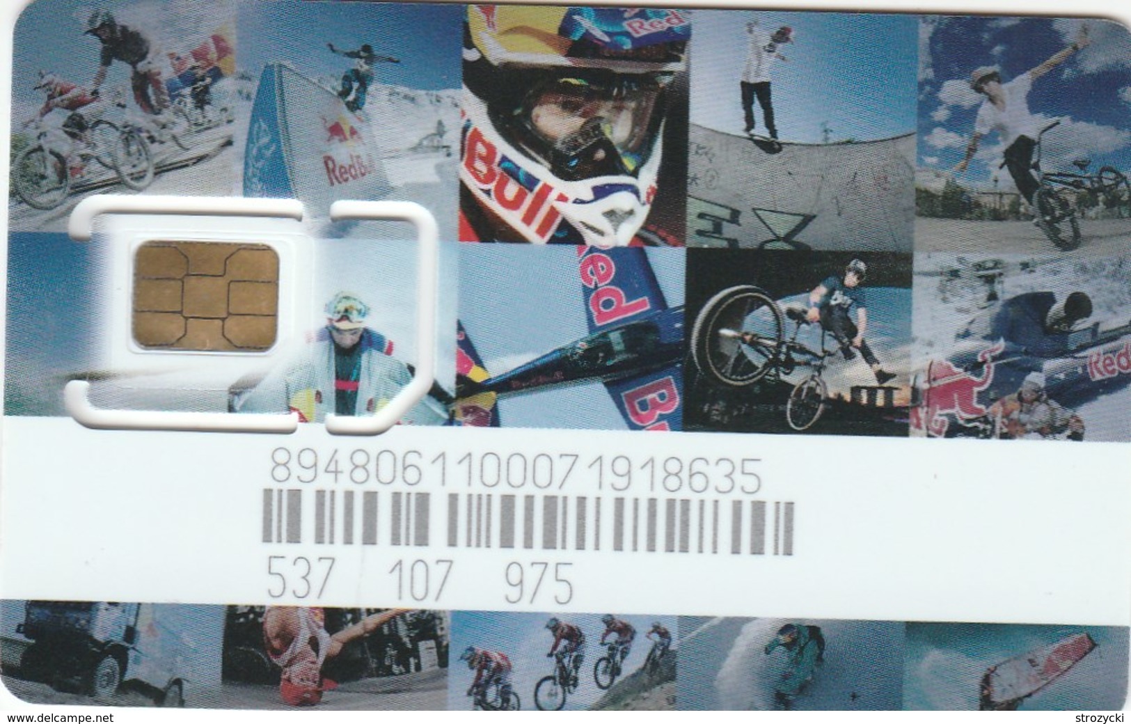 Poland - RedBull Mobile (standard, Micro, Nano SIM) - GSM SIM - Mint - Polen