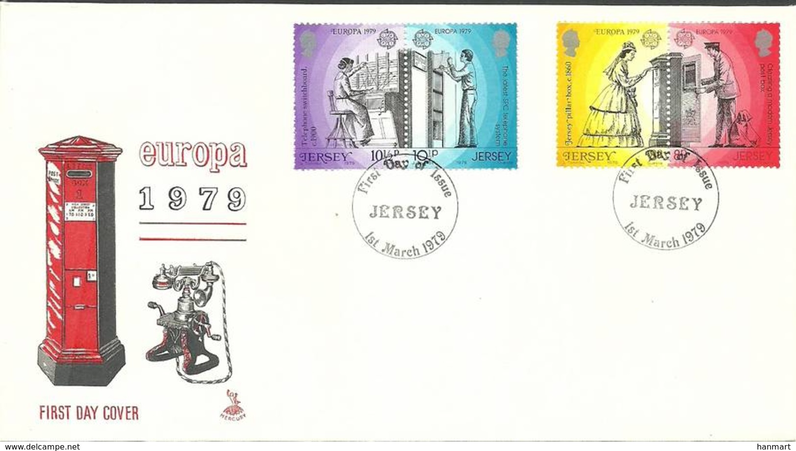 Jersey 1979 Mi 192-195 FDC ( FDC ZE3 JRSpar192-195 ) - Poste