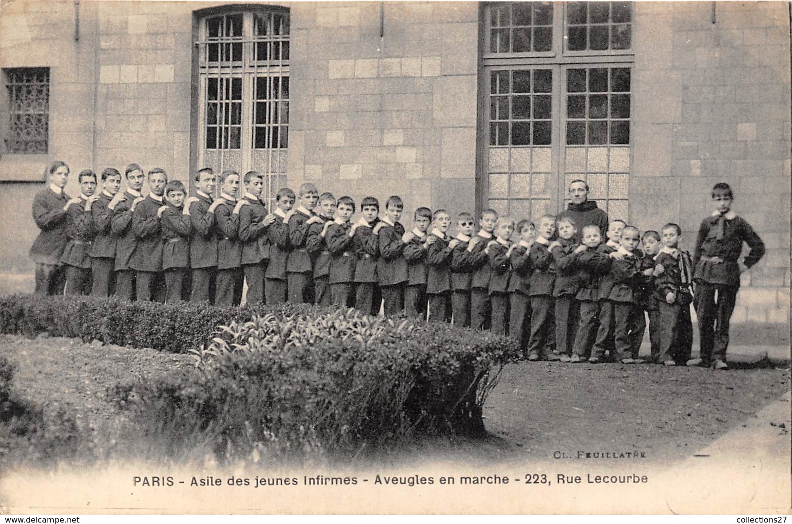 75015-PARIS-223 RUE LECOURBE , AVEUGLES EN MARCHE , ASILE DES JEUNES INFIRNES - Arrondissement: 15