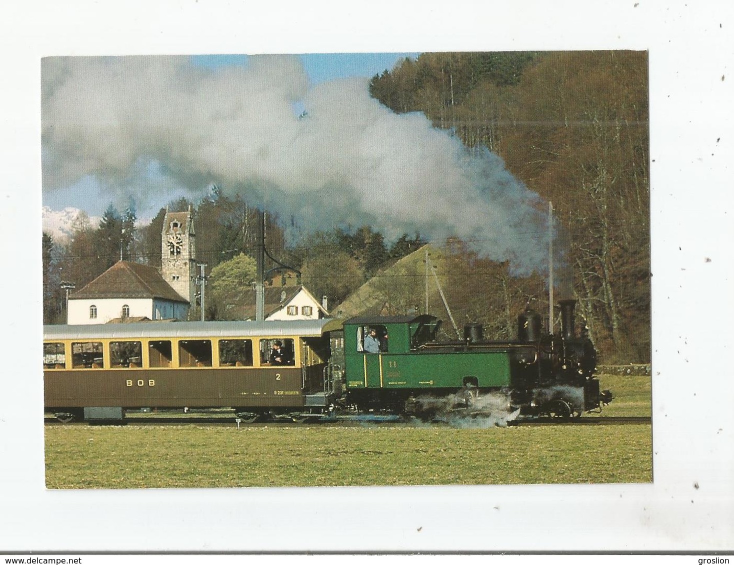 WILDERSWIL 25 2 1980 LOCOMOTIVE G 3/4 11 POUR VOIE METRIQUE - Wilderswil