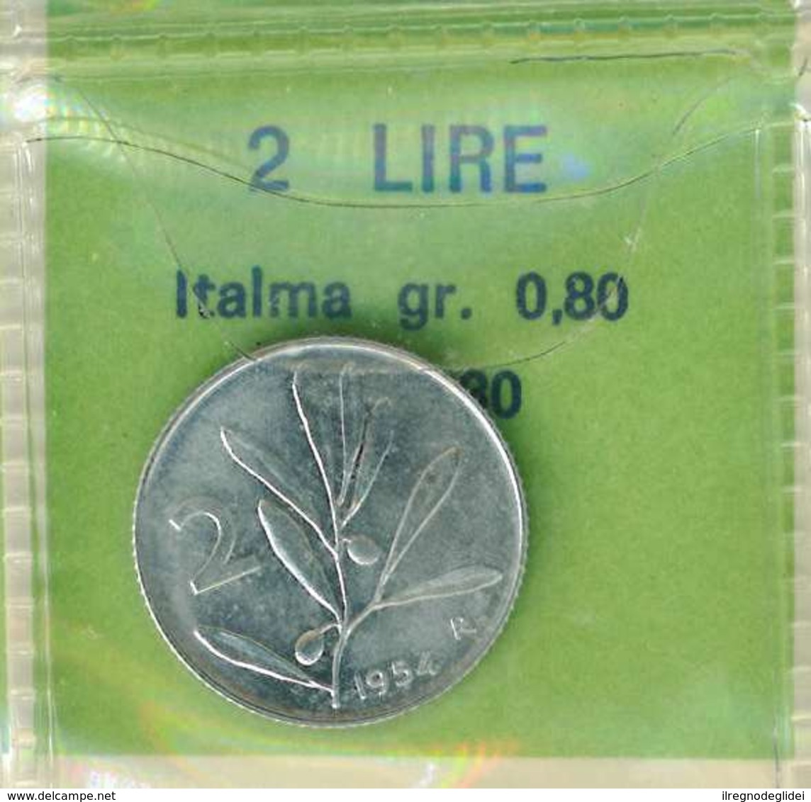 REPUBBLICA ITALIANA 2 LIRE  Italma Qualità FDC - Anno 1954 - 2 Lire