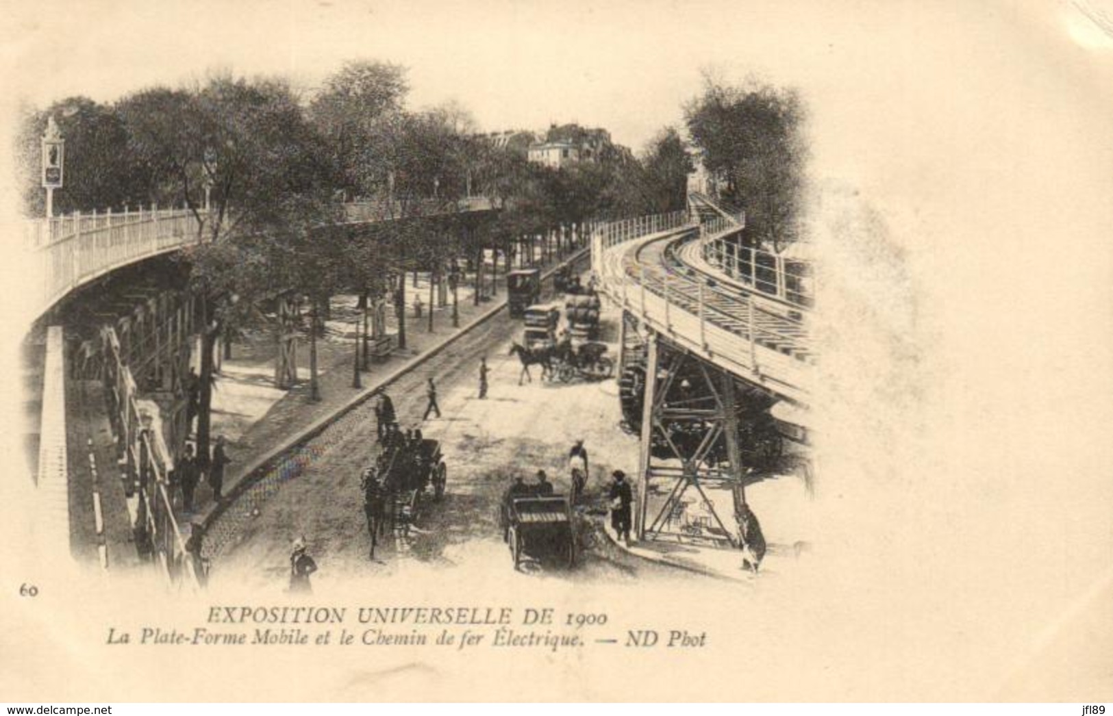 75 - Seine - Paris - Exposition Universelle 1900 - Le Chemin De Fer Electrique - D 7036 - Expositions