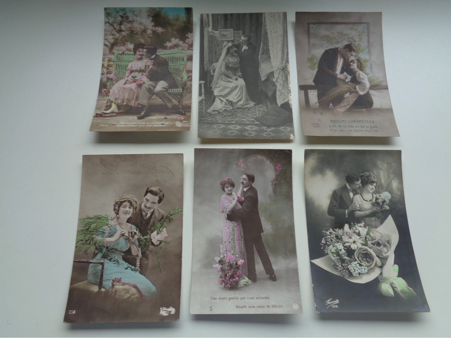 Beau Lot De 60 Cartes Postales De Fantaisie  Couples  Couple    Mooi Lot Van 60 Postkaarten Fantasie Koppels  Koppel - 5 - 99 Cartes