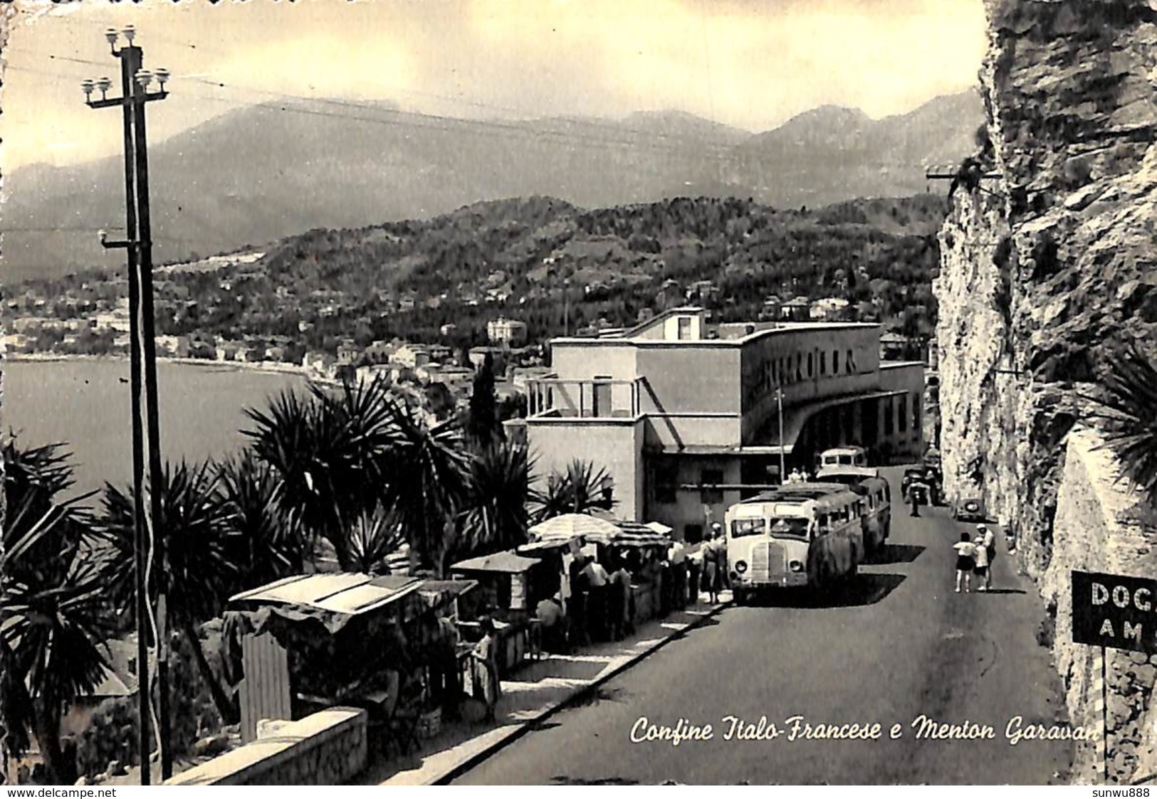 06 - Confine Italo-Francese E Menton Garavan (animation Autobus) - Menton