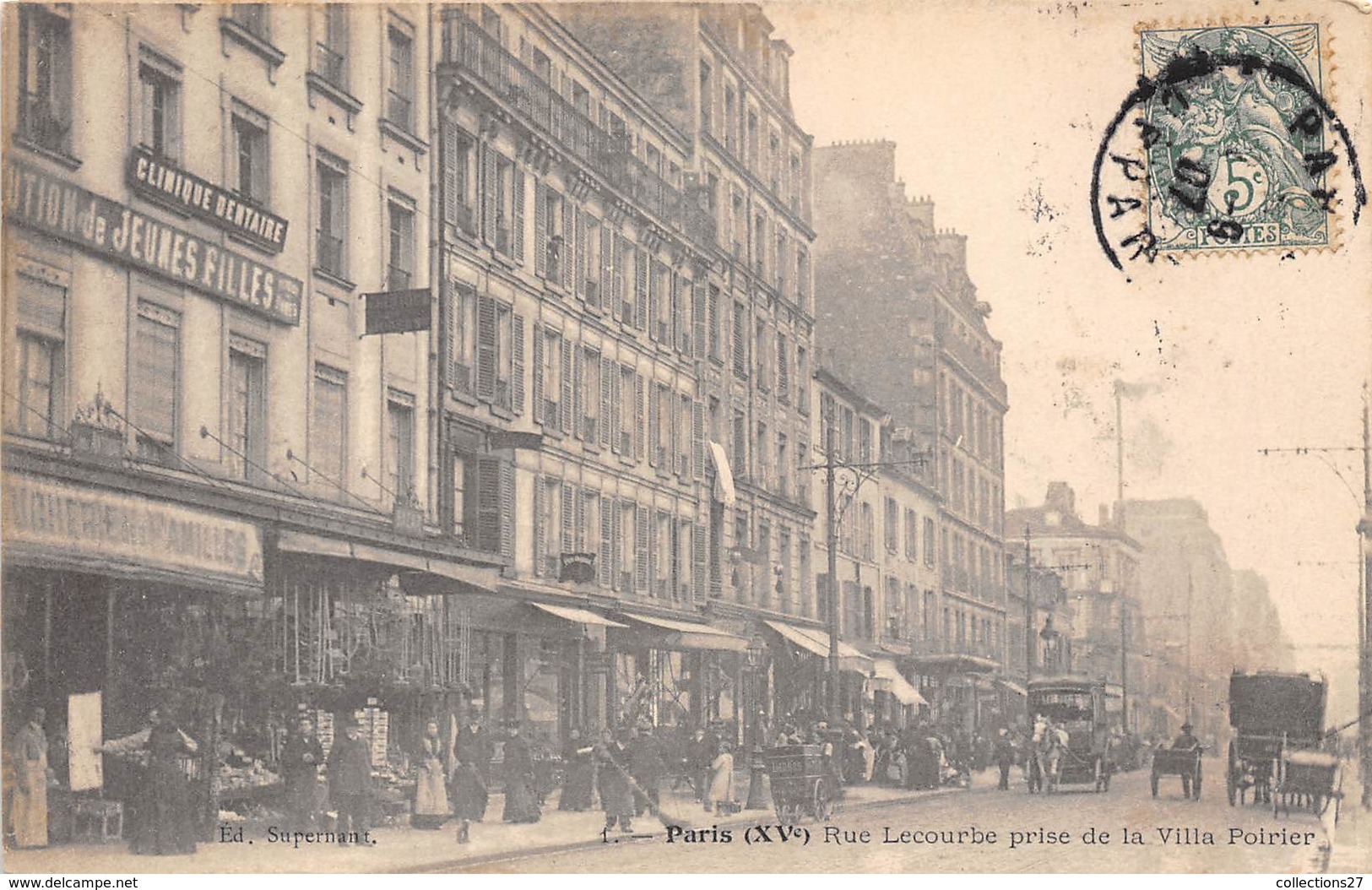 75015-PARIS-RUE LECOURBE, PRISE DE LA VILLE POIRIER - Paris (15)