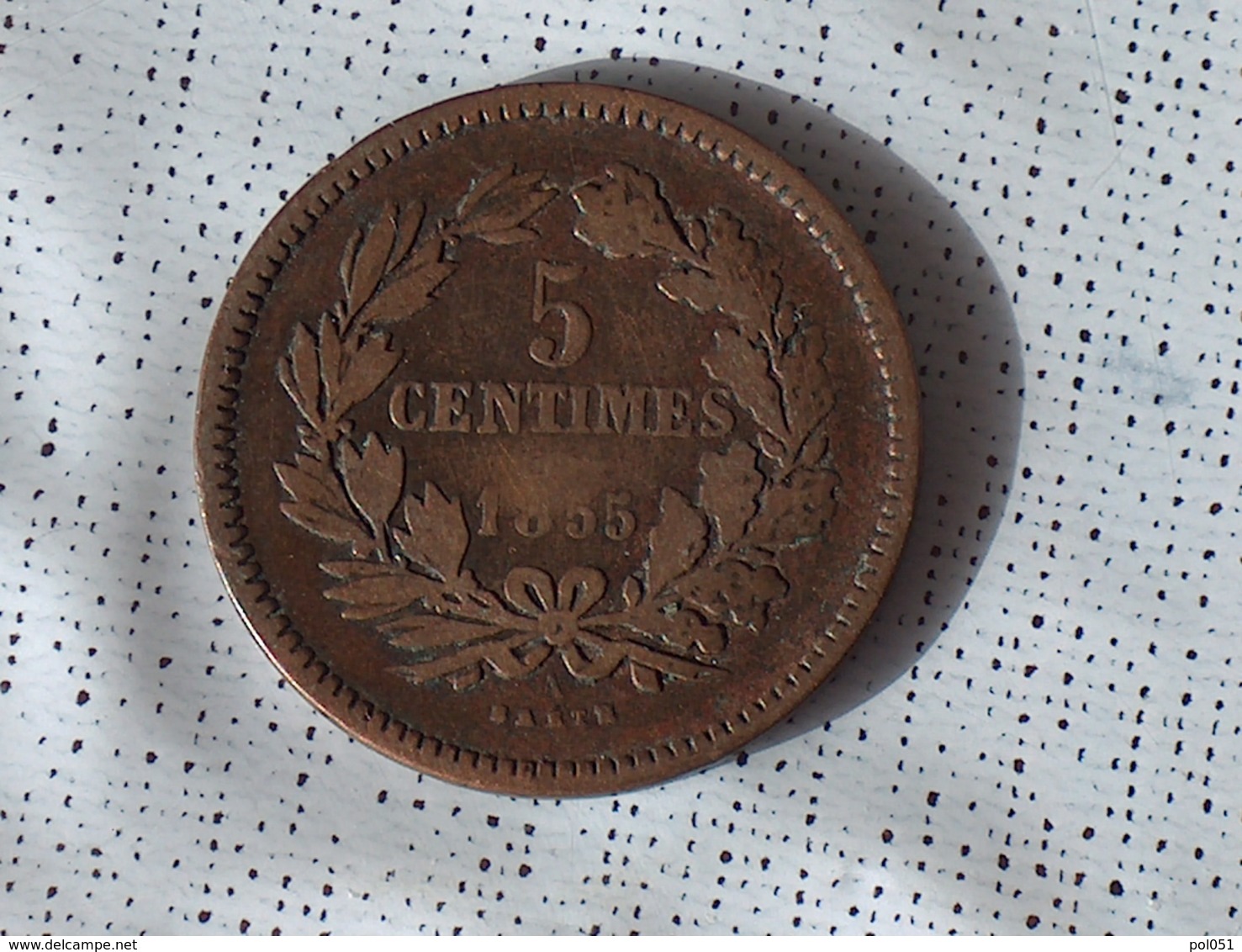 LUXEMBOURG 5 Centimes 1855 - Luxembourg