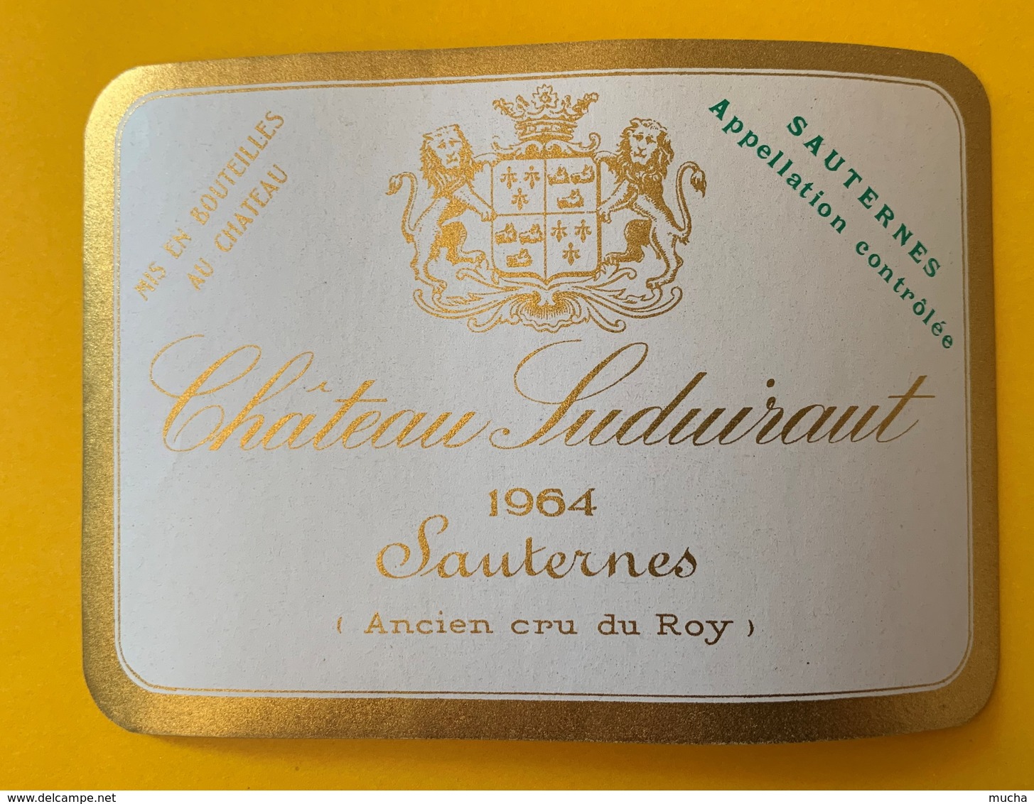 12653 - Château Suduiraut 1964 Sauternes - Bordeaux