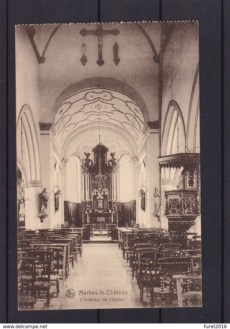 MERBES LE CHATEAU  L Interieur De L  Eglise - Merbes-le-Chateau