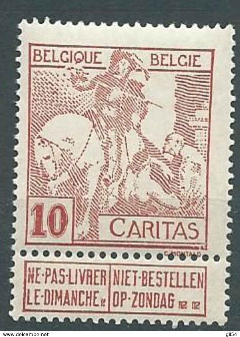 Belgique N°  87 **    -  Aab 26310 - 1910-1911 Caritas