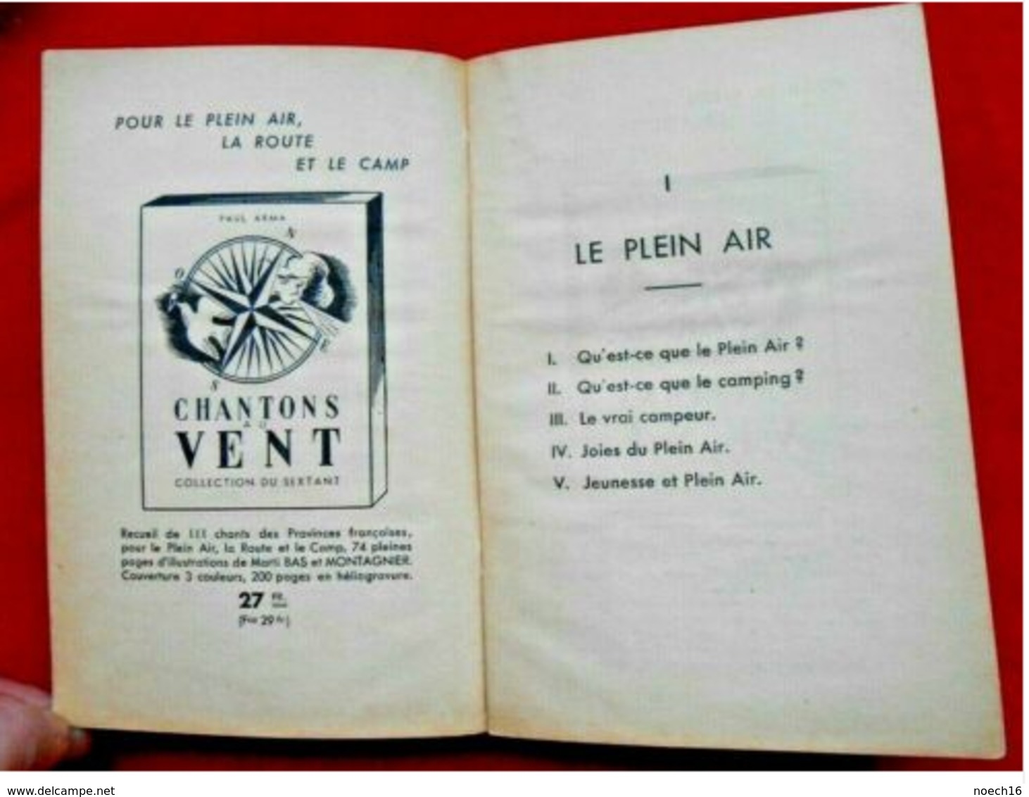 Livre "Plein Air Et Camping" - Manuel Pratique/ 1943 - Scoutisme