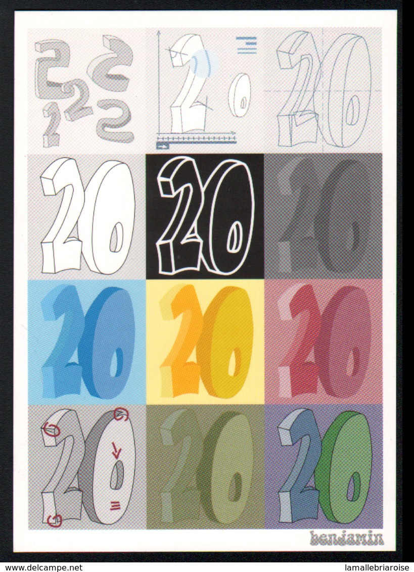 45, 20ème bourse de cartes postales,St Denis en val, 12-12-1999, serie complète de 20 cartes