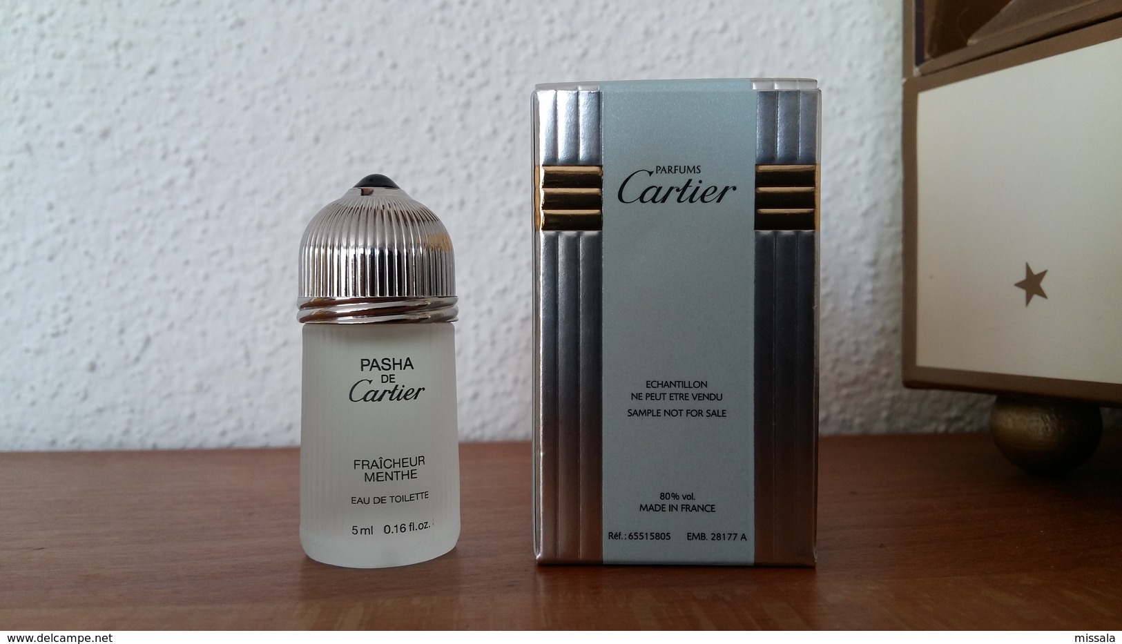 ACHAT IMMEDIAT;;;;MINIATURE PASHA FRAÎCHEUR MENTHE DE CARTIER 5 ML EAU DE TOILETTE - Miniatures Hommes (avec Boite)