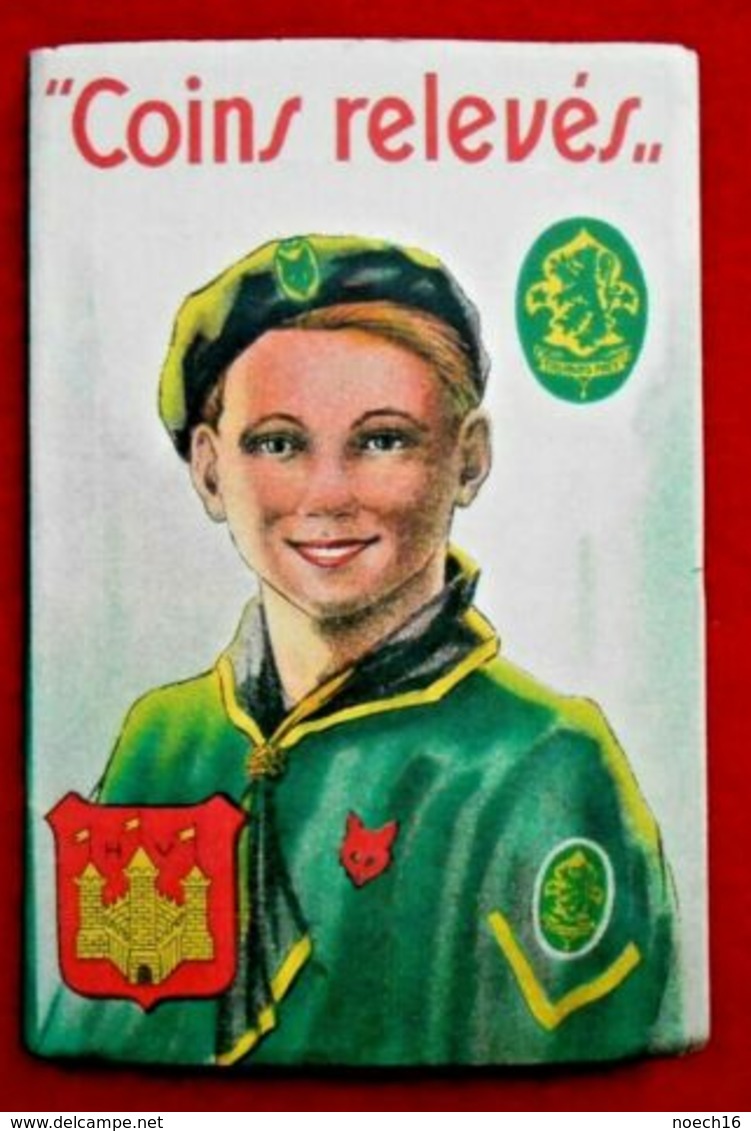 Livret Chansonnier Scout "Coins Relevés"- 1941- Huy- Unité Du Pontia - Scoutisme