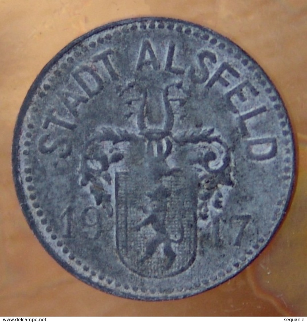 Allemagne - ALSFELD - 10 Pfennig 1917 Stad Alsfeld - 25 Pfennig