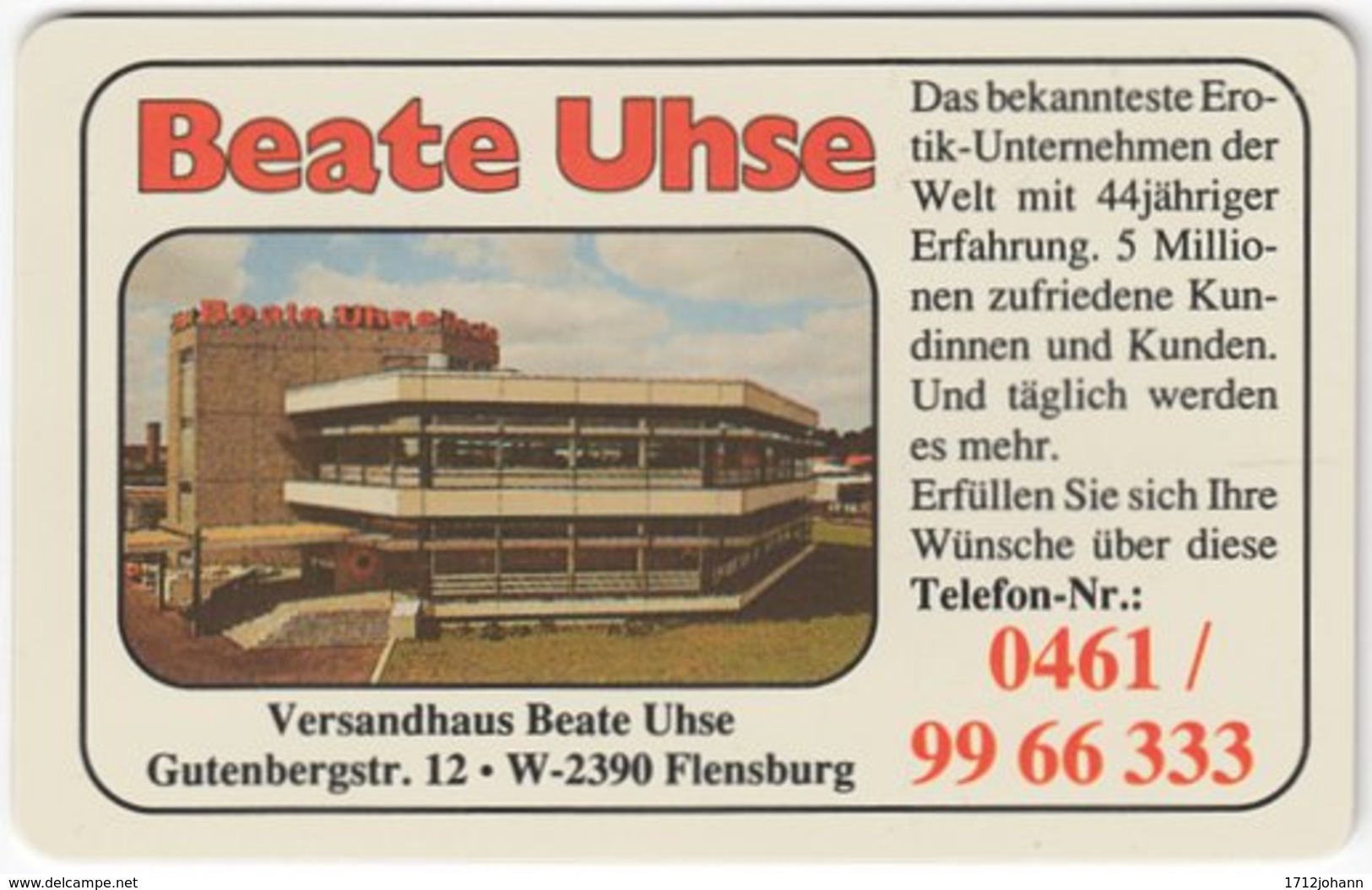 GERMANY O-Serie B-805 - 245M 09.92 - Personality, Beate Uhse - MINT - O-Series : Customers Sets