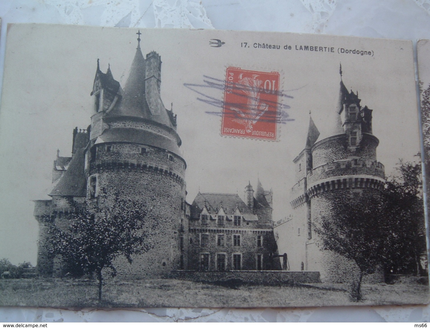 LOT 6 CPA DORDOGNE 24 Périgord Aquitaine château bergerac perigueux brantome lambertie biron