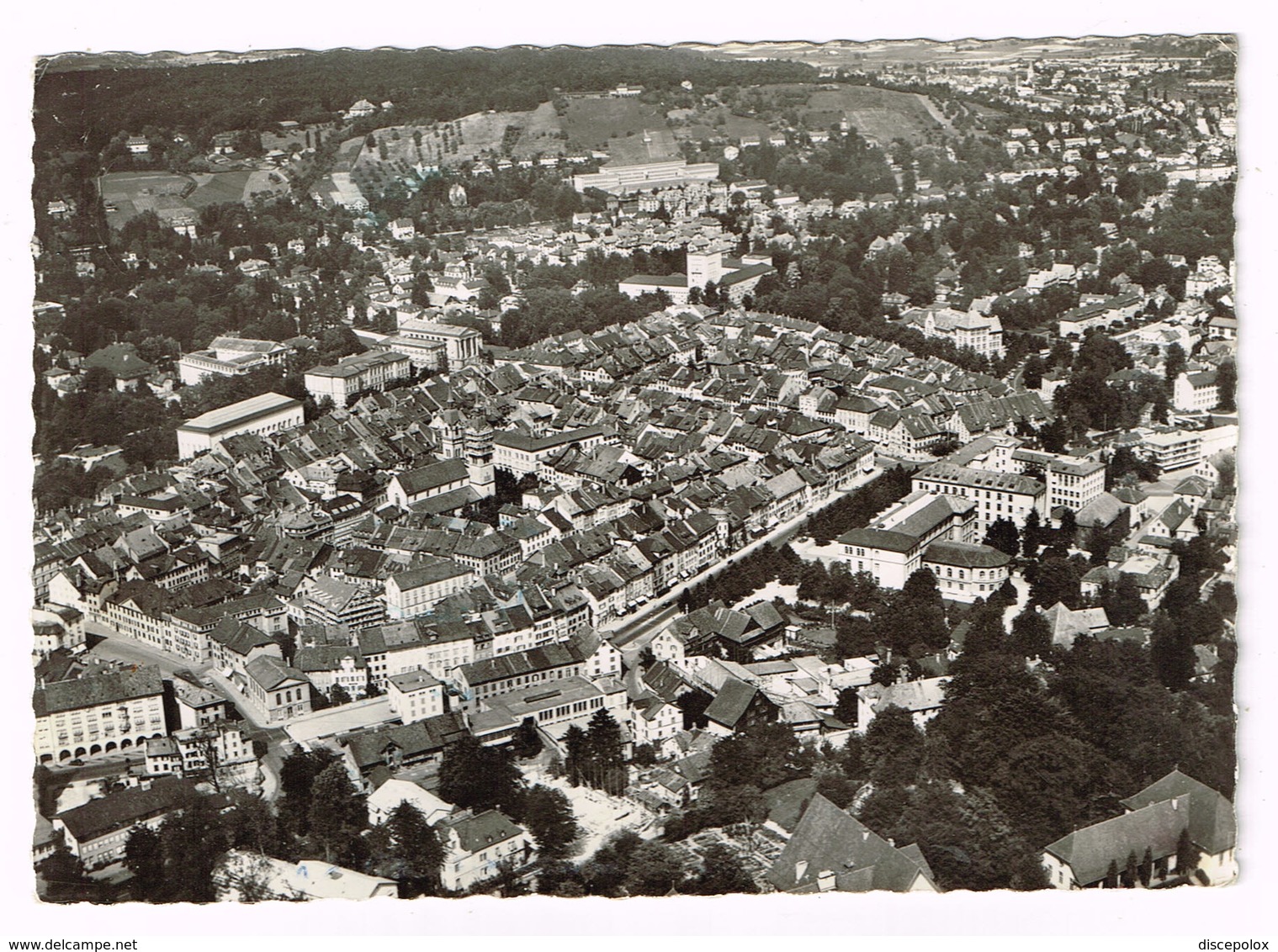 V5003 Winterthur - Altstadt - Flugaufnahme Aerial View Vue Aerienne Vista Aerea / Viaggiata 1954 - Winterthur