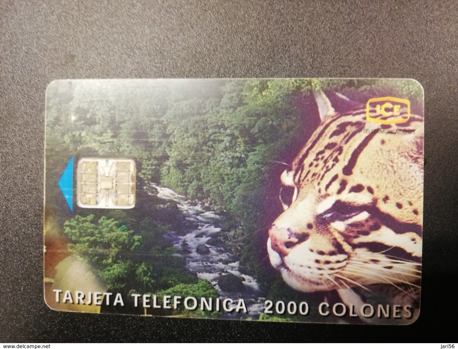 COSTA RICA 2000 COLONES  CAT  CHIPCARD   Fine Used Card  ** 792** - Costa Rica