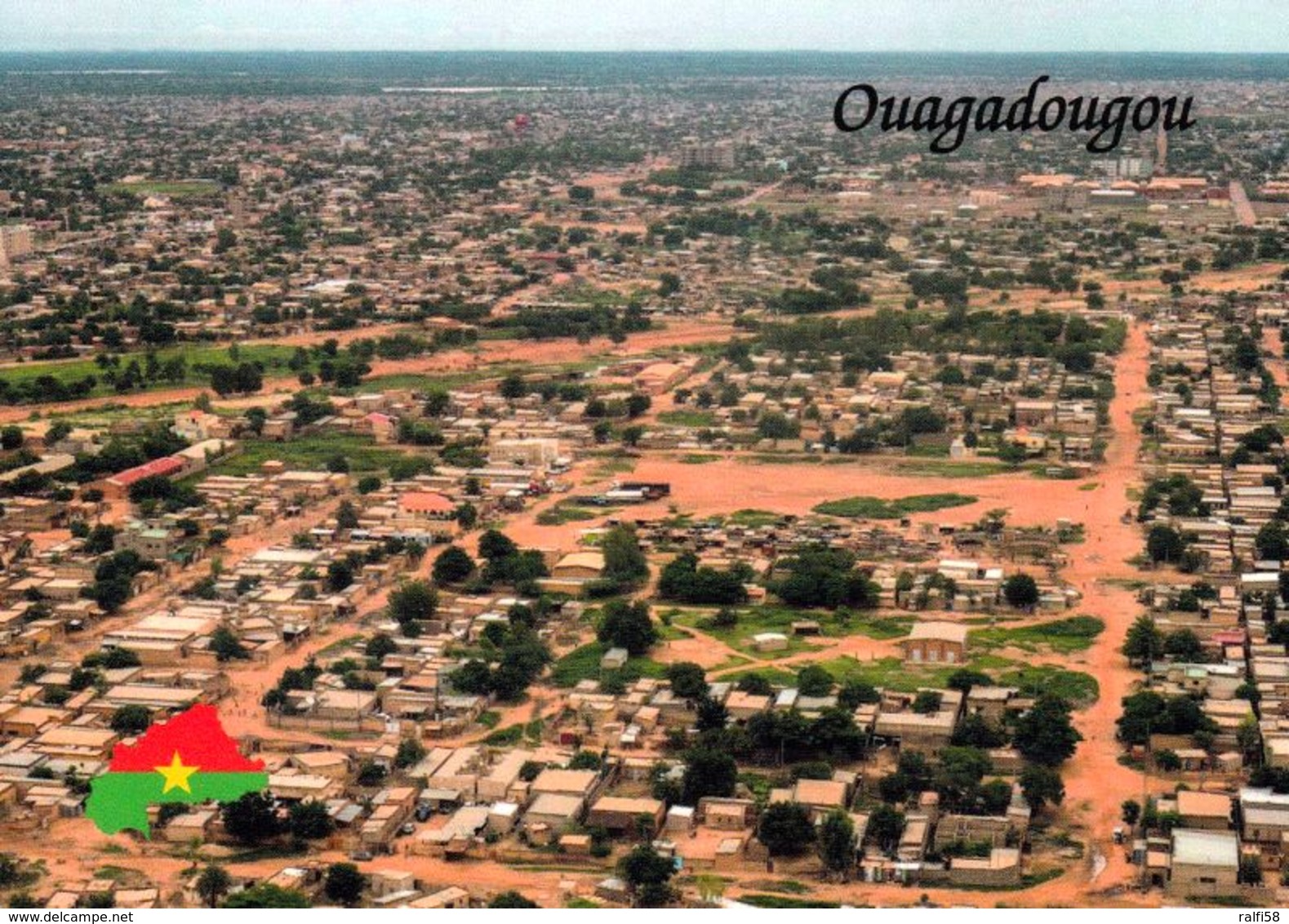 1 AK Burkina Faso * Blick Auf Die Hauptstadt Ouagadougou - Luftbildaufnahme * - Burkina Faso