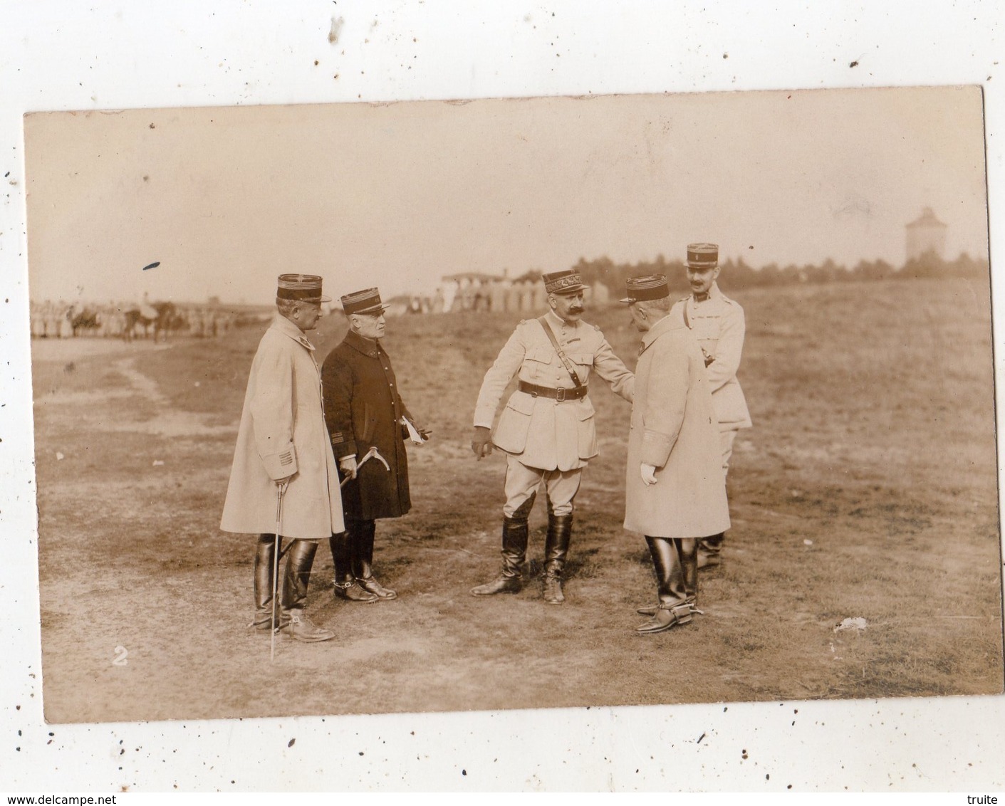 TROISDORF LES OFFICIERS  CAMP DE WAHN  A L'OCCASSION DE LA REMISE DES PRIX DU CONCOURS DE TIR(CARTE PHOTO) - Troisdorf