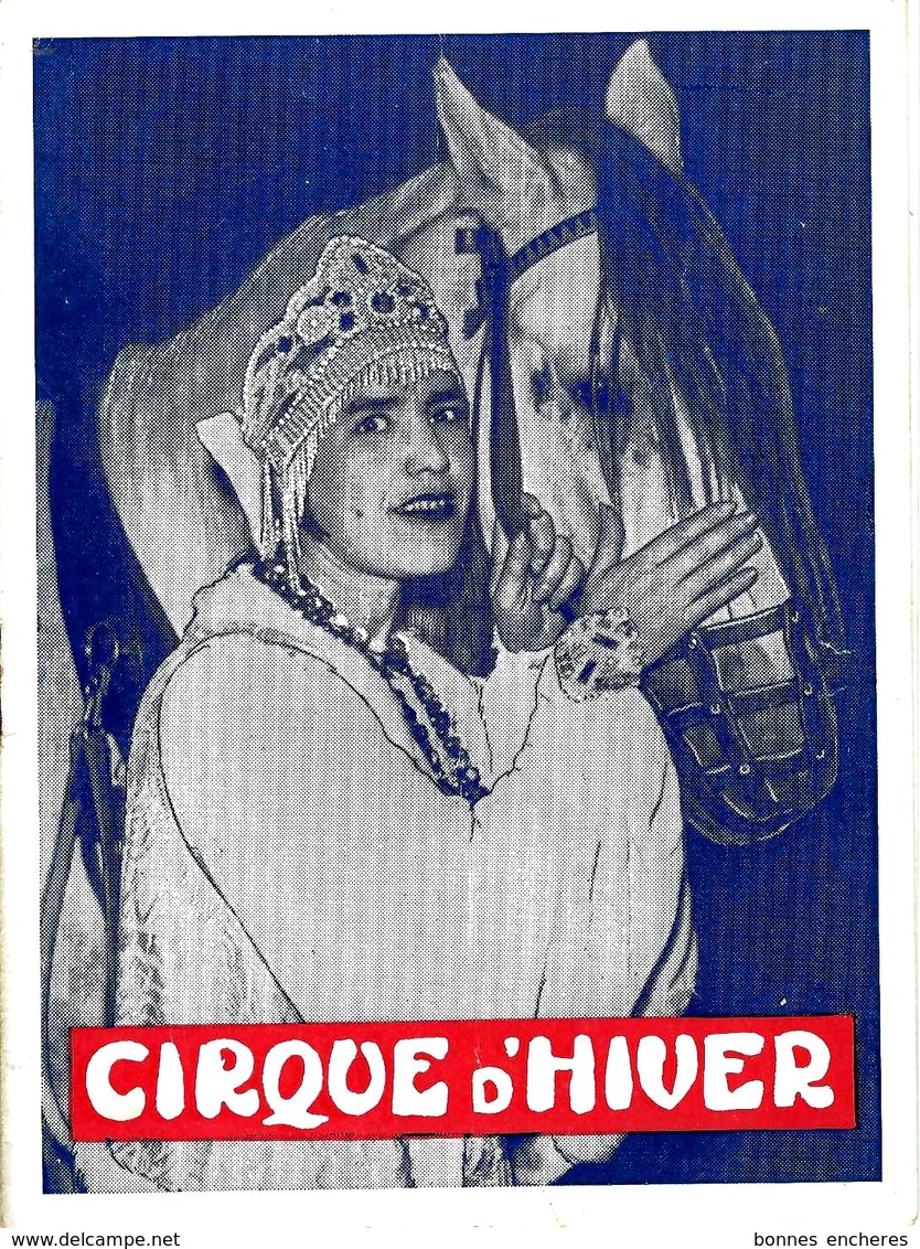 1932 RARE PROGRAMME CIRQUE D HIVER MUSIC HALL PARIS TOURNEES PROVINCE 1933 DISTRIBUTION - Programmi