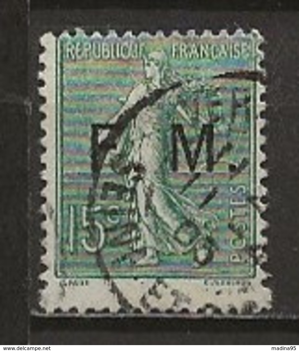 FRANCE:, Obl., FRANCHISE N° YT 3, B/TB - Military Postage Stamps