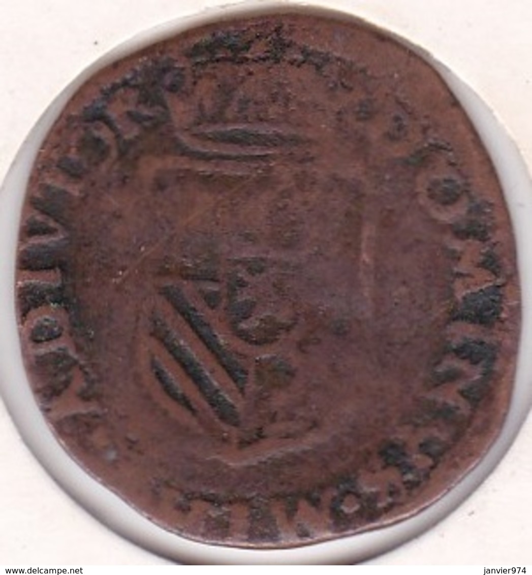 Pays-Bas Espagnols, Belgique Duché De BRABANT, Liard 1591 Bois Le Duc. Philippe II - 1556-1713 Pays-Bas Espagols