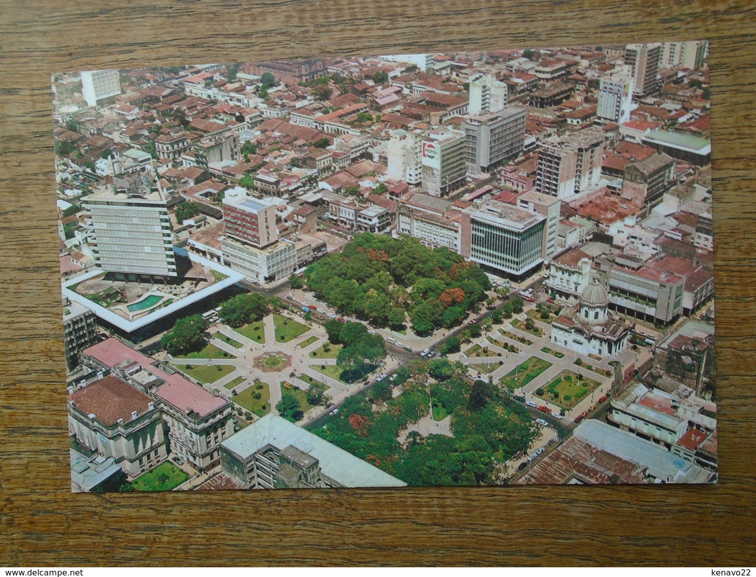 Paraguay , Asuncion , Vista Aérea "" Timbre Français "" - Paraguay